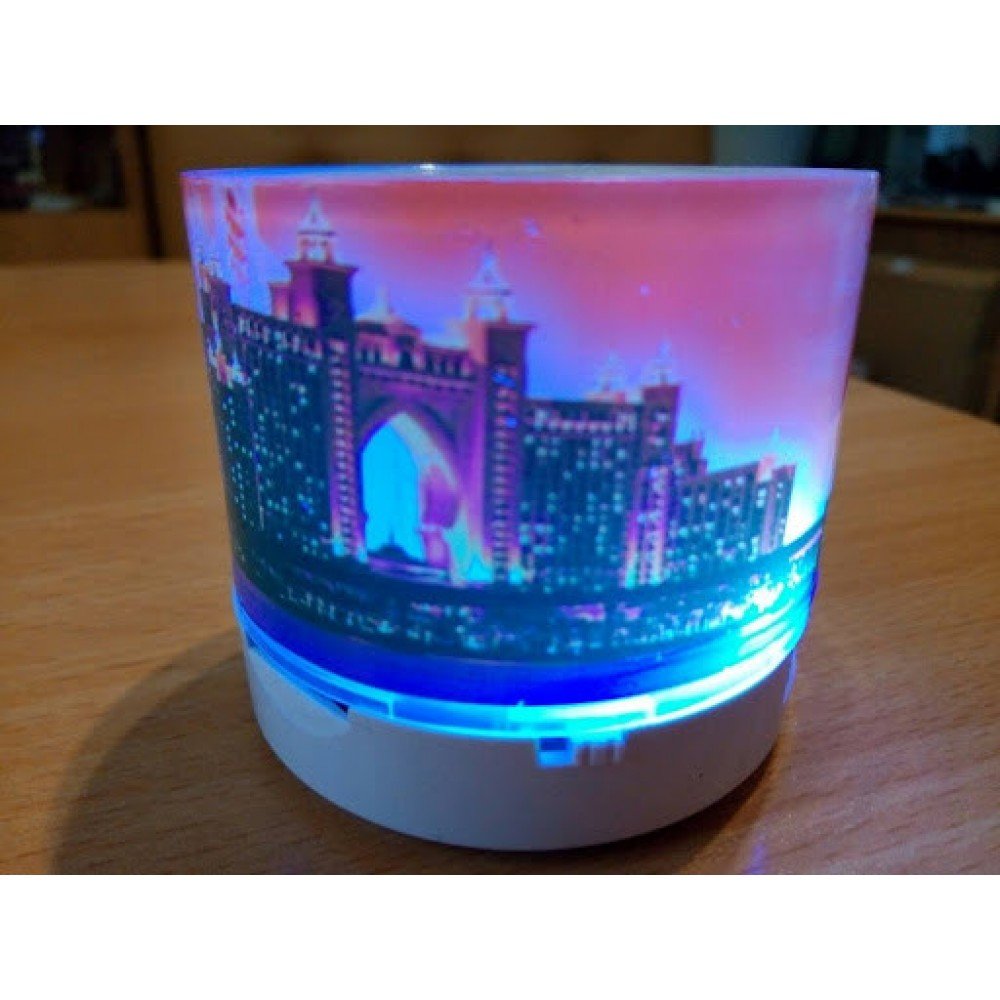 Портативная bluetooth Bass колонка S60 c LED подсветкой Портативная bluetooth Bass колонка S60 c LED подсветкой