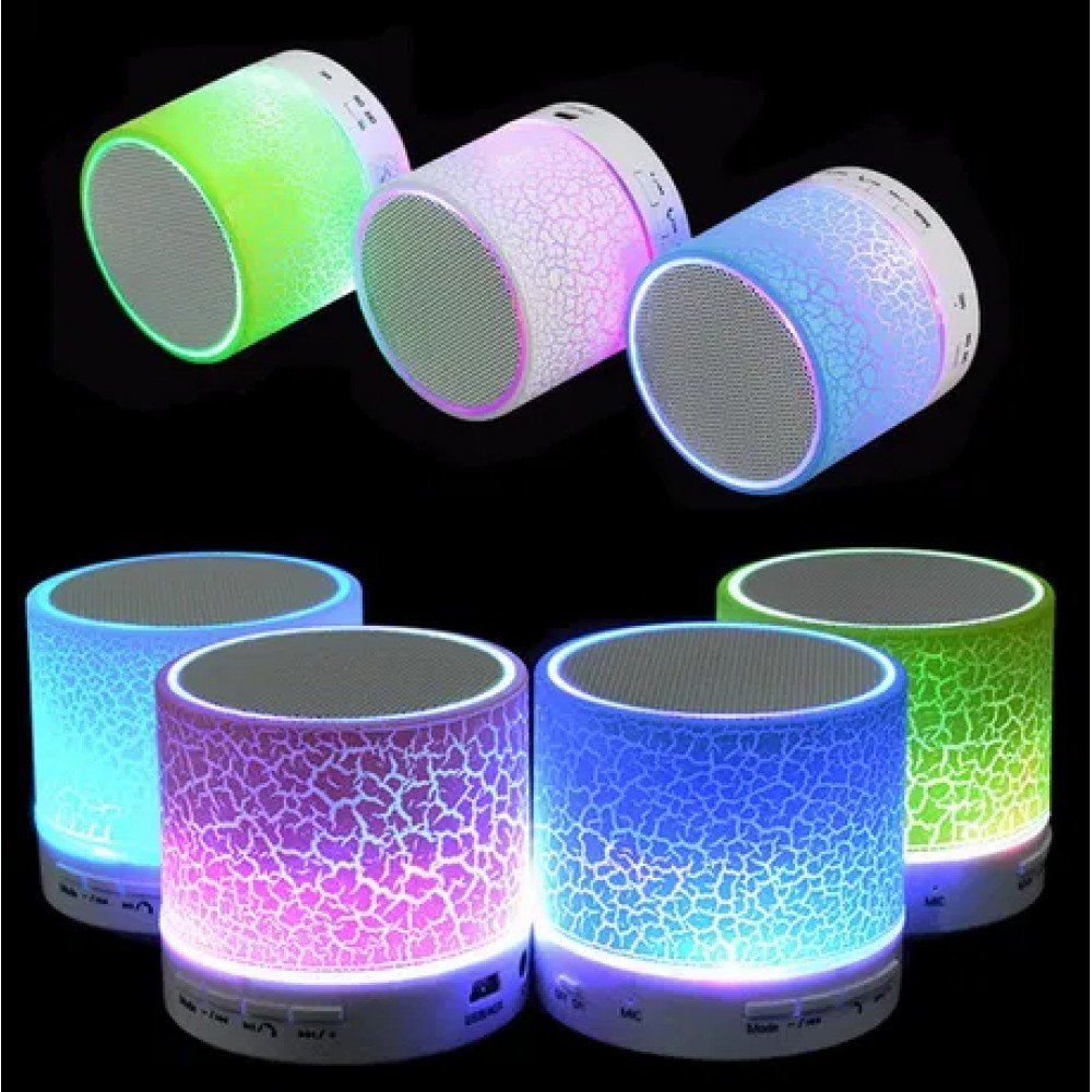 Портативная bluetooth Bass колонка S60 c LED подсветкой Портативная bluetooth Bass колонка S60 c LED подсветкой