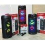 Портативная колонка Kimiso QS-2402 Bluetooth, с микрофоном для караоке, FM радио, MP3, пультом