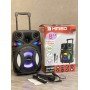Портативная колонка Kimiso QS-4811 Bluetooth, с микрофоном для караоке, FM радио, MP3, пультом