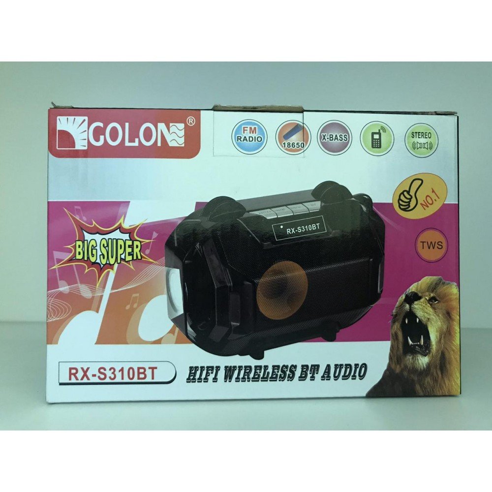 Портативная колонка Bluetooth GOLON RX-S300BTD Портативная колонка Bluetooth GOLON RX-S300BTD