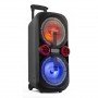 Переносная аккумуляторная колонка с микрофоном KOLAV-2812 8"*2/USB/TF/FM/Bluetooth | Колонка-чемодан