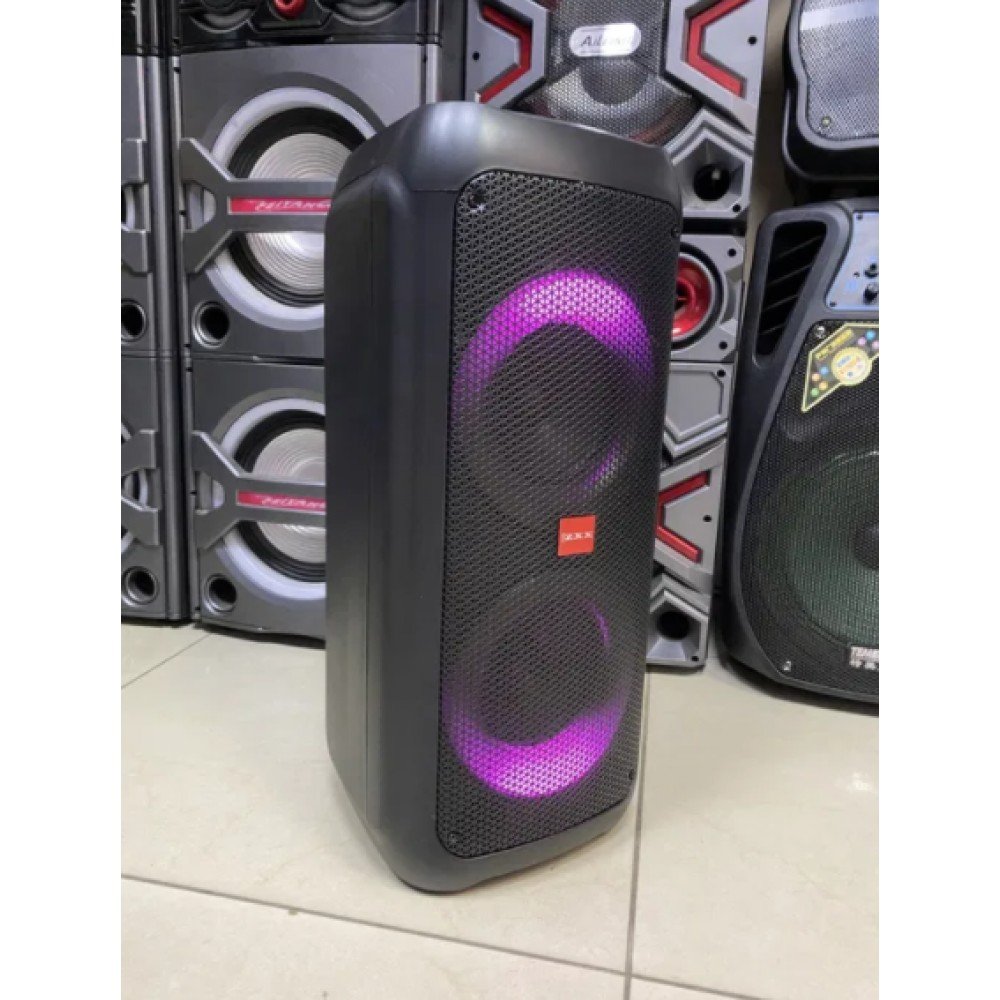 Портативная беспроводная акустическая колонка с Bluetooth ZXX 5506 c микрофоном 30Вт 6" USB/SD/FM/BT/MIC/ДУ Портативная беспроводная акустическая колонка с Bluetooth ZXX 5506 c микрофоном 30Вт 6" USB/SD/FM/BT/MIC/ДУ