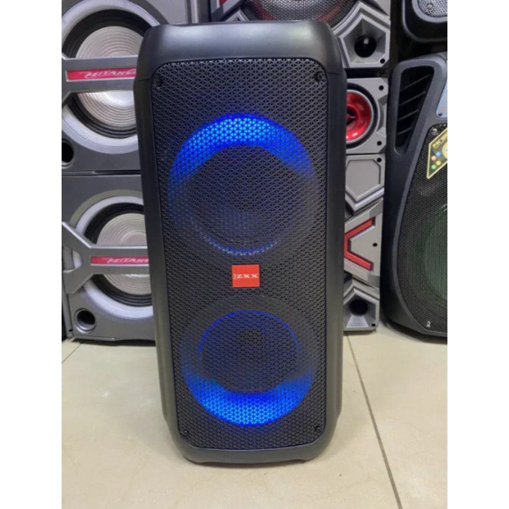 Портативная беспроводная акустическая колонка с Bluetooth ZXX 5506 c микрофоном 30Вт 6" USB/SD/FM/BT/MIC/ДУ Портативная беспроводная акустическая колонка с Bluetooth ZXX 5506 c микрофоном 30Вт 6" USB/SD/FM/BT/MIC/ДУ