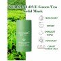 Маска для лица SERSANLOVE Green Tea Oil Control Clean Mask с экстрактом зеленого чая 40 гр