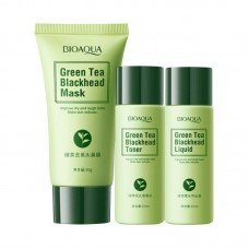 Набор от черных точек на основе экстракта зеленого чая BIOAQUA green tea blackhead