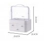 Настольный органайзер для косметики 4 секции большой белый YM206-2 Three Drawers Органайзер для косметики Настольный органайзер для косметики 4 секции большой белый YM206-2 Three Drawers Органайзер для косметики