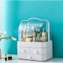 Настольный органайзер для косметики 4 секции большой белый YM206-2 Three Drawers Органайзер для косметики Настольный органайзер для косметики 4 секции большой белый YM206-2 Three Drawers Органайзер для косметики