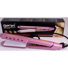 Утюжок для волос выпрямитель Gemei GM 2957 Розовый MD