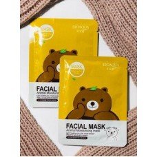 Маска с эссенцией зеленого чая Bioaqua Fasial Animal Mask Bear