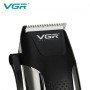 Профессиональная машинка для стрижки волос 8 насадок VGR V-120 Pro Черный + Ножницы