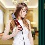 Фен электрический ионный 3 в 1 Hair Drye расческа для волос с функциями объемный выпрямитель Красный