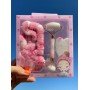 Подарочный набор 3в1 Ruby Face Роллер + Скребок Гуаша + Косметическая повязка
