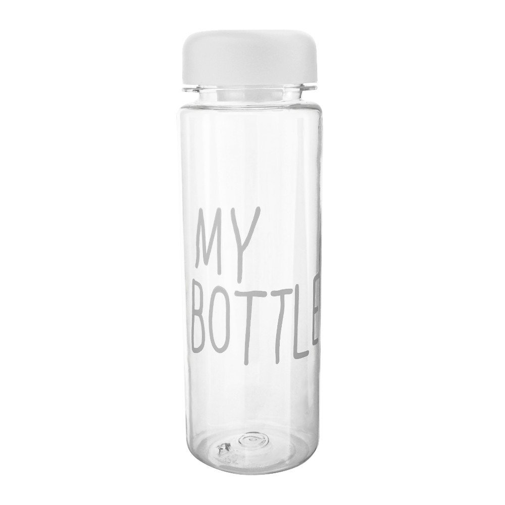 Трендовая бутылка для напитков My Bottle пластиковая с чехлом белый Трендовая бутылка для напитков My Bottle пластиковая с чехлом белый
