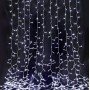 Гирлянда штора 144LED 2х2м RD-088 Белая | Новогодняя светодиодная уличная гирлянда