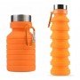 Складная силиконовая бутылка LUX Bottle 550 мл легкая и компактная для путешествий EL-582