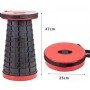 Складной туристический стул 47 см Telescopic stool / Складной телескопический стул для пикника, рыбалки