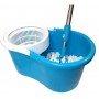 Универсальная швабра с отжимом-центрифугой и ведром Easy Mop "Круглая Швабра"
