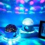 Диско шар с блютузом LED Crysal Magic Ball Light с пультом