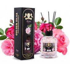 Аромадиффузор для дома Роза Golden Silva Reed Diffuser, 150 ml