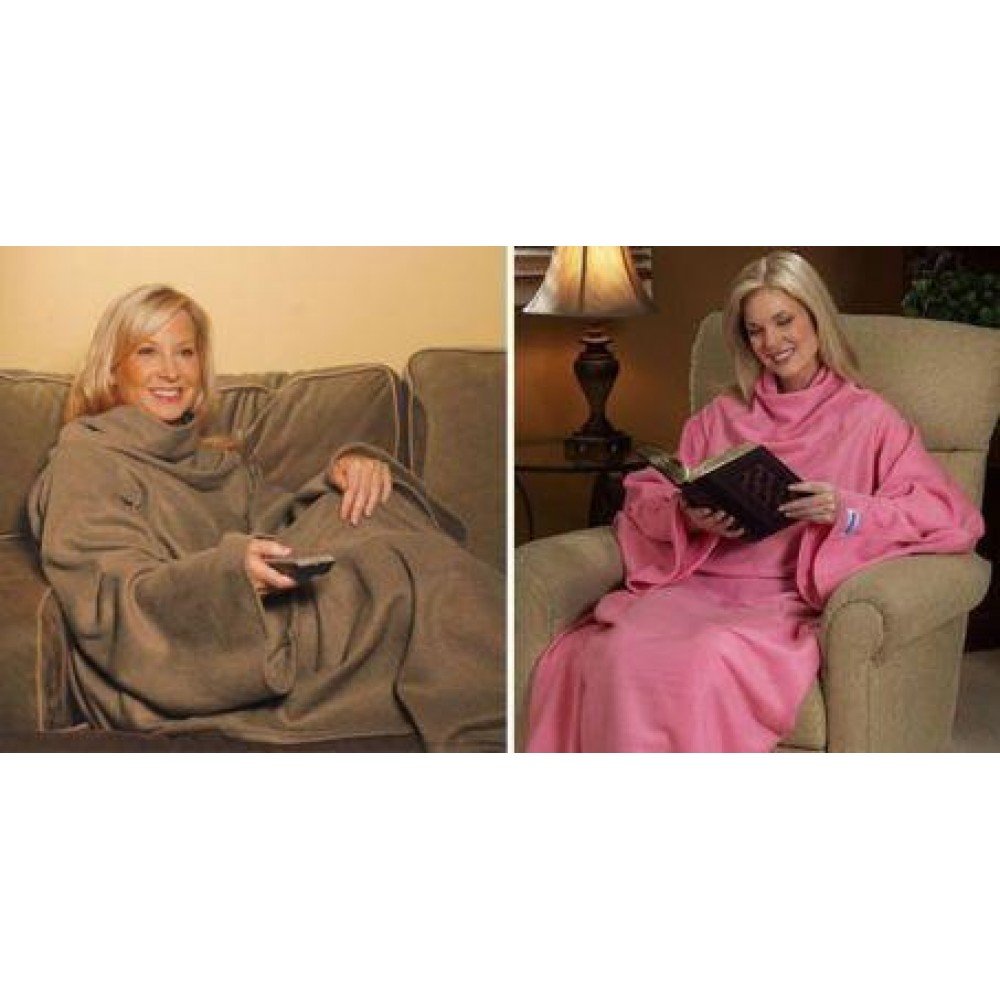 Теплый плед с рукавами SNUGGIE Теплый плед с рукавами SNUGGIE