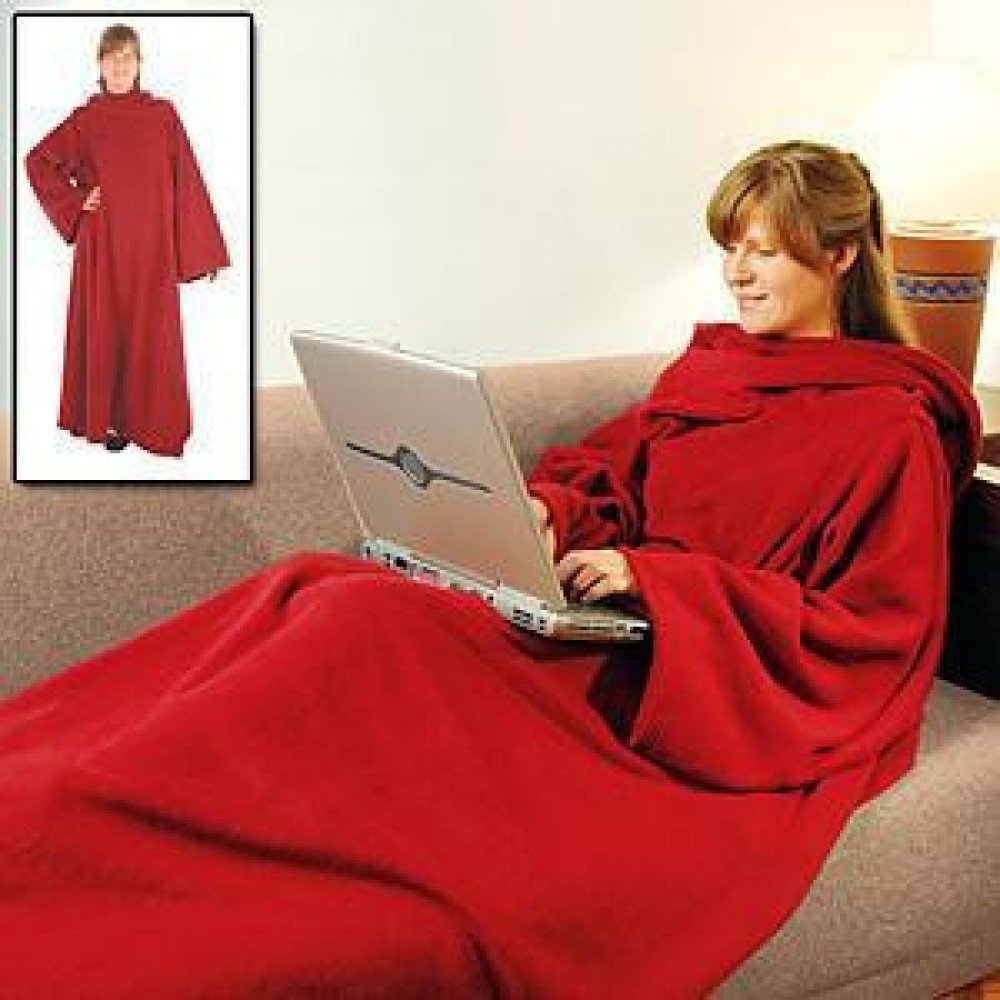 Теплый плед с рукавами SNUGGIE Теплый плед с рукавами SNUGGIE
