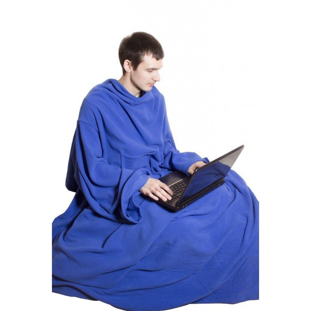 Теплый плед с рукавами SNUGGIE Теплый плед с рукавами SNUGGIE