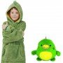 Детская толстовка-халат плед трансформер с капюшоном и рукавами Huggle Pets Hoodie