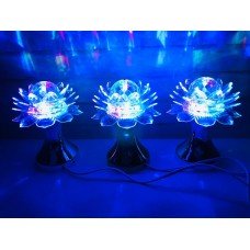 Яркая, Вращающаяся диско лампа Led full color rotating lamp светодиодная Лилия DISCO CB 0319. Лучшая Цена!