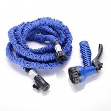 Шланг для полива X HOSE 15 м с распылителем, садовый шланг, поливочный шланг для сада СИНИЙ