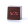 Электронные настольные часы в виде деревянного бруска LED WOOD CLOCK VST-869-1