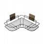 Полка угловая для ванной Металл-Стиль Хром 25 1 ярус metal stand for kitchen wall