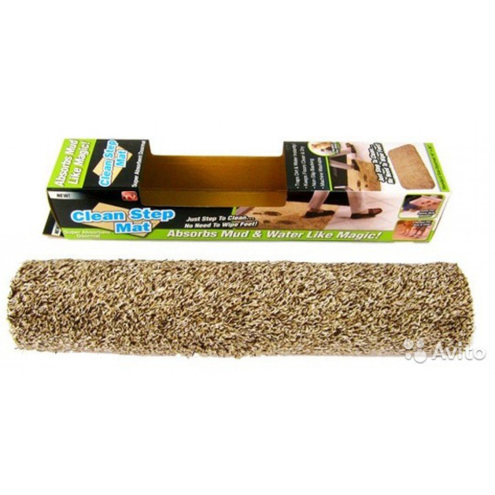 Супервпитывающий придверный коврик Clean Step Mat / Коврик грязезащитный Супервпитывающий придверный коврик Clean Step Mat / Коврик грязезащитный