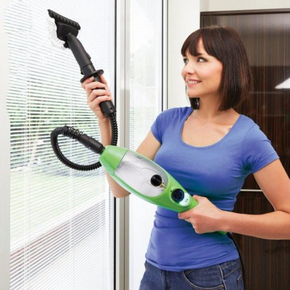 Паровая швабра 12в1 H2O Steam Mop 12X высокотемпературная паровая щетка для влажной уборки Паровая швабра 12в1 H2O Steam Mop 12X высокотемпературная паровая щетка для влажной уборки