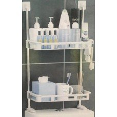 Полка туалетная органайзер над унитазом STOREY TOILET RACK 580x75x300 mm для хранения вещей