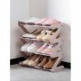 Полка стойка органайзер для обуви на 4 полки Shoe Rack Amazin