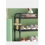Стеллаж для обуви Shoe rack BLACK Полка для обуви-08-02, Металл, 60х18.5х78.5 см