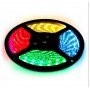Комплект светодиодная RGB Led лента 5 м 5050 с блоком и пультом управления / Многоцветная лента