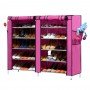 Тканевый двойной шкаф для обуви Shoe Cabinet 5 Layer 6510 114*30*92 Тканевый двойной шкаф для обуви Shoe Cabinet 5 Layer 6510 114*30*92