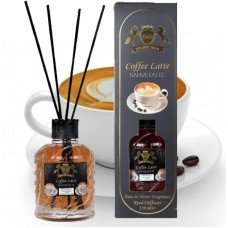 Аромадиффузор для дома Кофе Латте Golden Silva Reed Diffuser, 150 ml