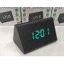 Электронные настольные часы-будильник Led Wood Clock VST-864-1 с будильником, датой и термометром