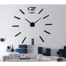 Часы стильные настенные Time 3D DIY