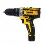 Набор шуруповерт аккумуляторный с насадками screw driver sets yellow 12v Полный комплект в чемодане!