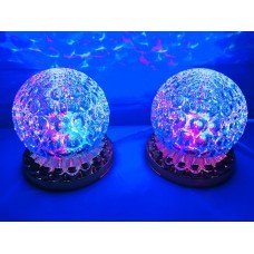 Яркая, Вращающаяся диско лампа Led full color rotating lamp светодиодная G 0076. Лучшая Цена!