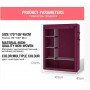 Тканевый шкаф складной STORAGE WARDROBE KM-105 на 2 секции (106х45х170 см), органайзер для одежды