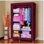Тканевый шкаф складной STORAGE WARDROBE KM-105 на 2 секции (106х45х170 см), органайзер для одежды