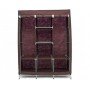 Складной каркасный тканевый шкаф Storage Wardrobe 88130, шкаф на три секции 130*45*175