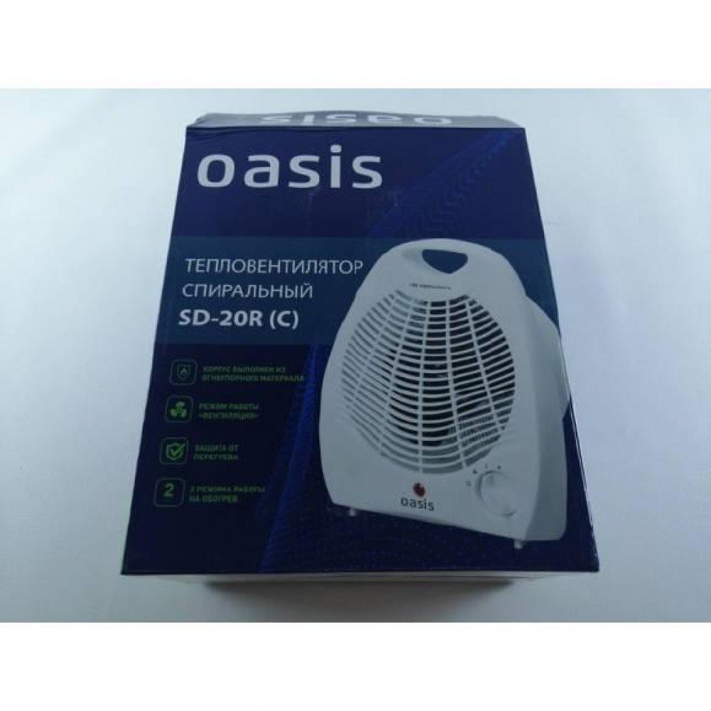 Тепловентилятор спиральный OASIS SD-20RC Тепловентилятор спиральный OASIS SD-20RC