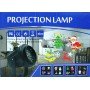Лазерный проектор на Новый год Projection Lamp с 16-ю рисунками и кронштейном SE-328-01