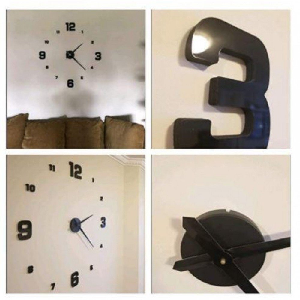 Стильные настенные часы с цифрами "Diy Clock" NEW Стильные настенные часы с цифрами "Diy Clock" NEW